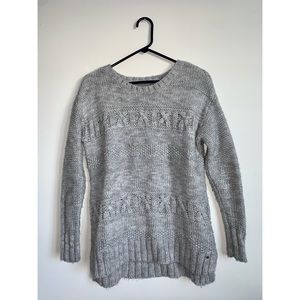 Light Grey American Eagle Knit Sweater